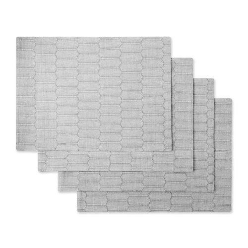 Martha Stewart Modern Farmhouse Reversible Placemat Set